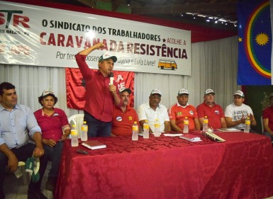 Caravana da Resistência em Águas Belas 02 08 2019